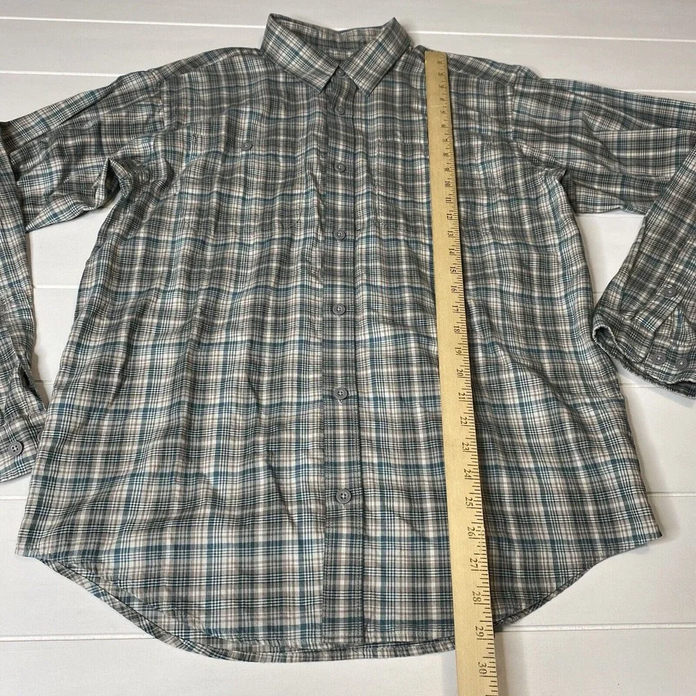 Patagonia‎ Fjord Flannel Long Sleeve Button Up Shirt Mens Size M